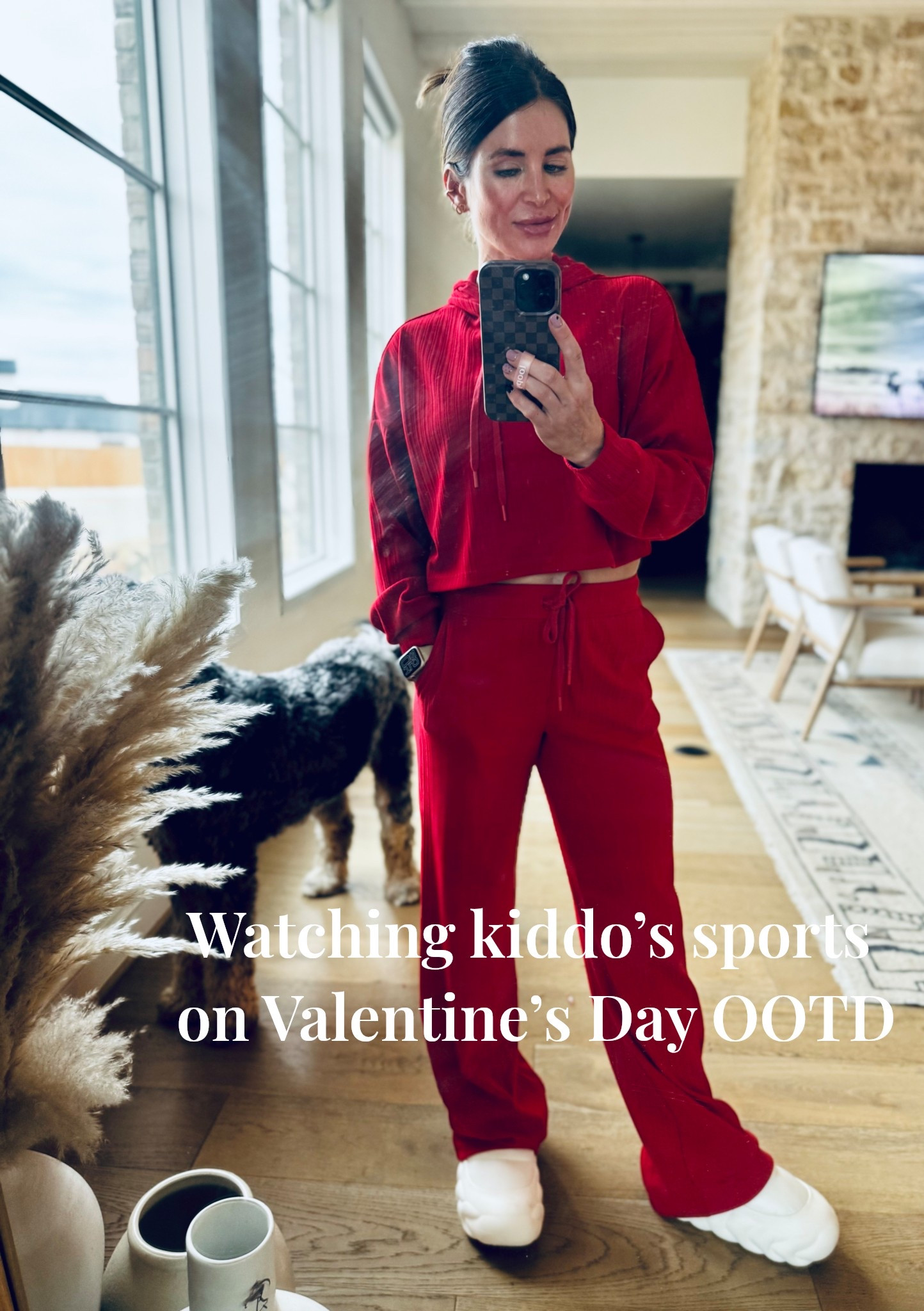 Shopping my closet for this one 🙌🏼
Red on red = festive enough for Valentine’s
Comfy enough for sitting on bleachers
Cute enough for a lunch date after the game 💋

#LTKmomlife #LTKActive #LTKValentine
