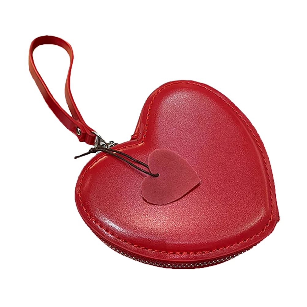 Homemaxs HOMEMAXS Heart Shape Coin Purse Premium Coin Purse Portable Coin Storage Purse Bag  USD$... | Walmart (US)