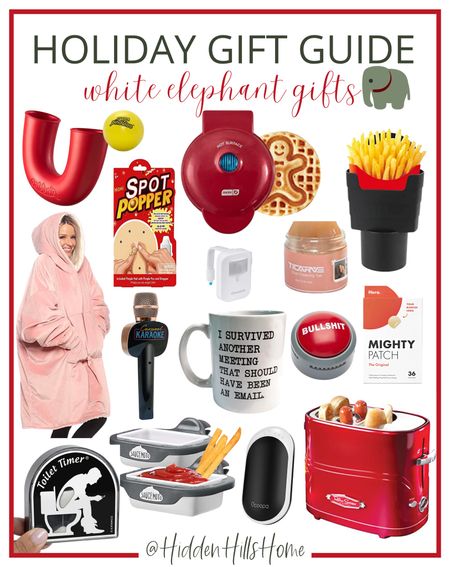 Christmas gift ideas for White Elephant, White Elephant gift guide, funny gifts, silly gifts, gag gifts #WhiteElephant #Giftguide #gaggifts #giftideas 

#LTKHoliday #LTKunder50
