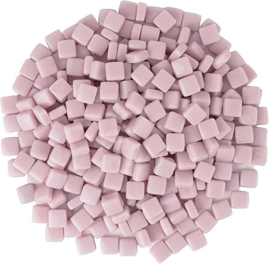 Square Mosaic Tiles – 10x10mm Glass Tiles, 300g Mosaic Glass Tiles for Crafts, Plates, Picture ... | Amazon (US)