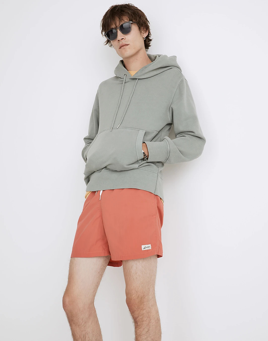 Bather Swim Trunks in Solid | Madewell