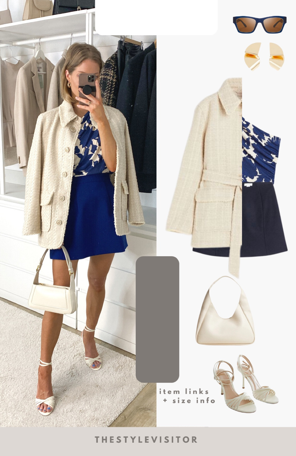 Love this combo for a date night out. The skirt is zara 9479/052 wearing xs but unfortunately always too big 🥴 paired it with my favorite budget top, wearing m. The belted jacket is a favorite too, selling well this week, wearing xs. Read the size guide/size reviews to pick the right size.

Leave a 🖤 to favorite this post and come back later to shop

#navy blue skirt #mini skirt #one shoulder top #belted jacket #date night outfit #date outfit 

#LTKeurope #LTKstyletip #LTKSeasonal