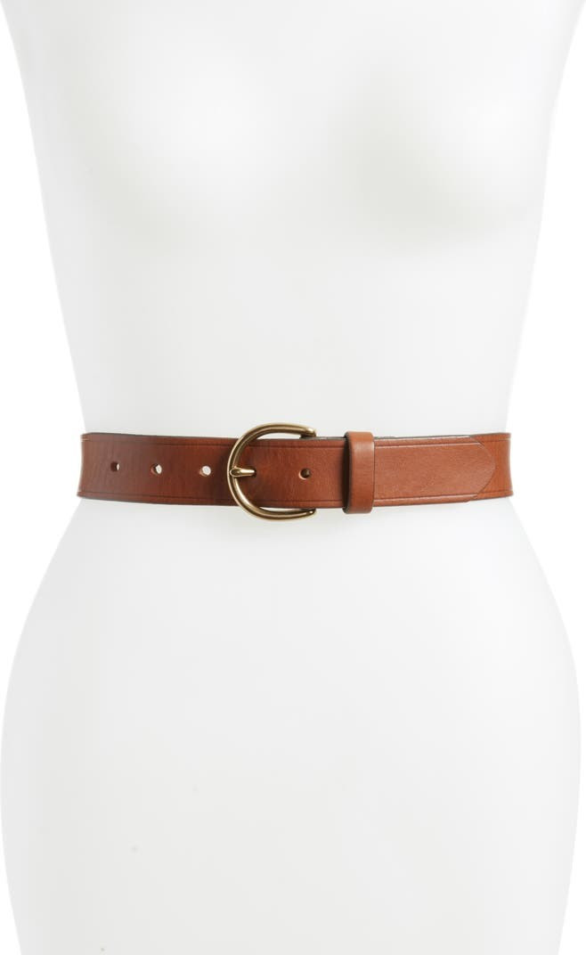 Medium Perfect Leather Belt | Nordstrom