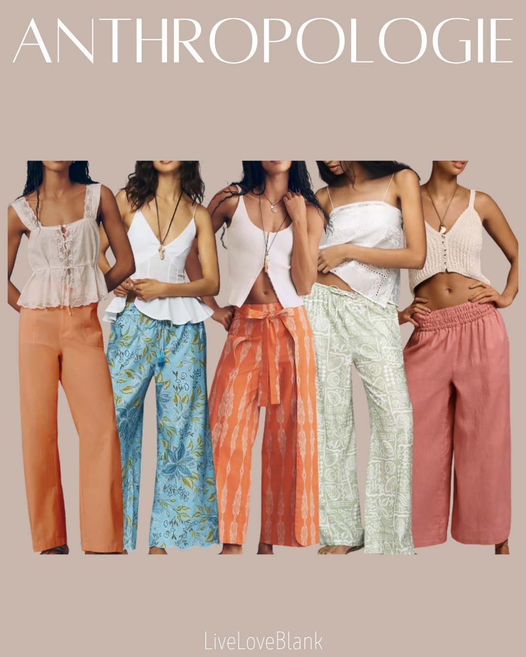 Anthropologie spring release
Casual summer pants 
Outfits for her


#LTKSeasonal #LTKootd #LTKOver40