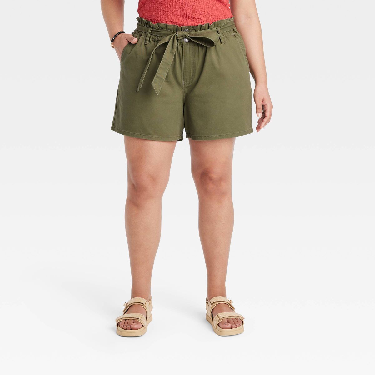 Women's High-Rise Pull-On Shorts - Ava & Viv™ | Target