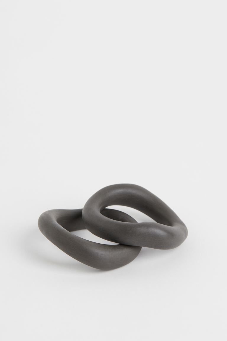 2-pack Stoneware Napkin Rings | H&M (US + CA)