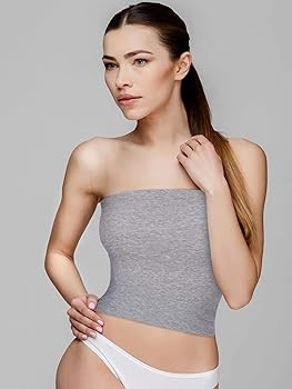 Women's Tube Top Bra Strapless Bandeau Bra Non-Padded Wire-Free Bandeau Bra Wireless Brarette, 3 ... | Amazon (US)