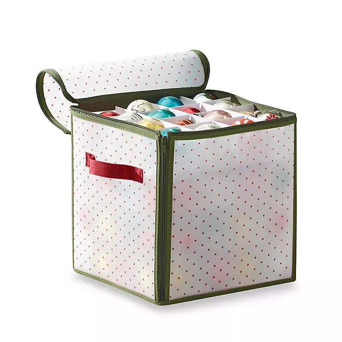Real Simple® Holiday 64-Count Ornament Storage Box | Bed Bath & Beyond