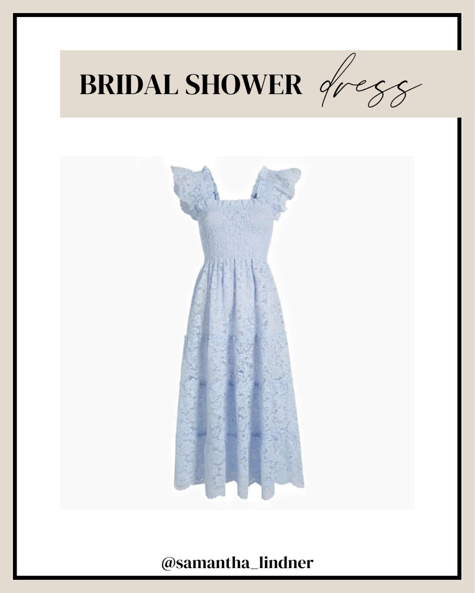 bridal shower dress - the collectors edition ellie nap dress in powder blue lace💙✨ i sized down to an XS & wore a nude slip underneath! 

#LTKbump #LTKbaby