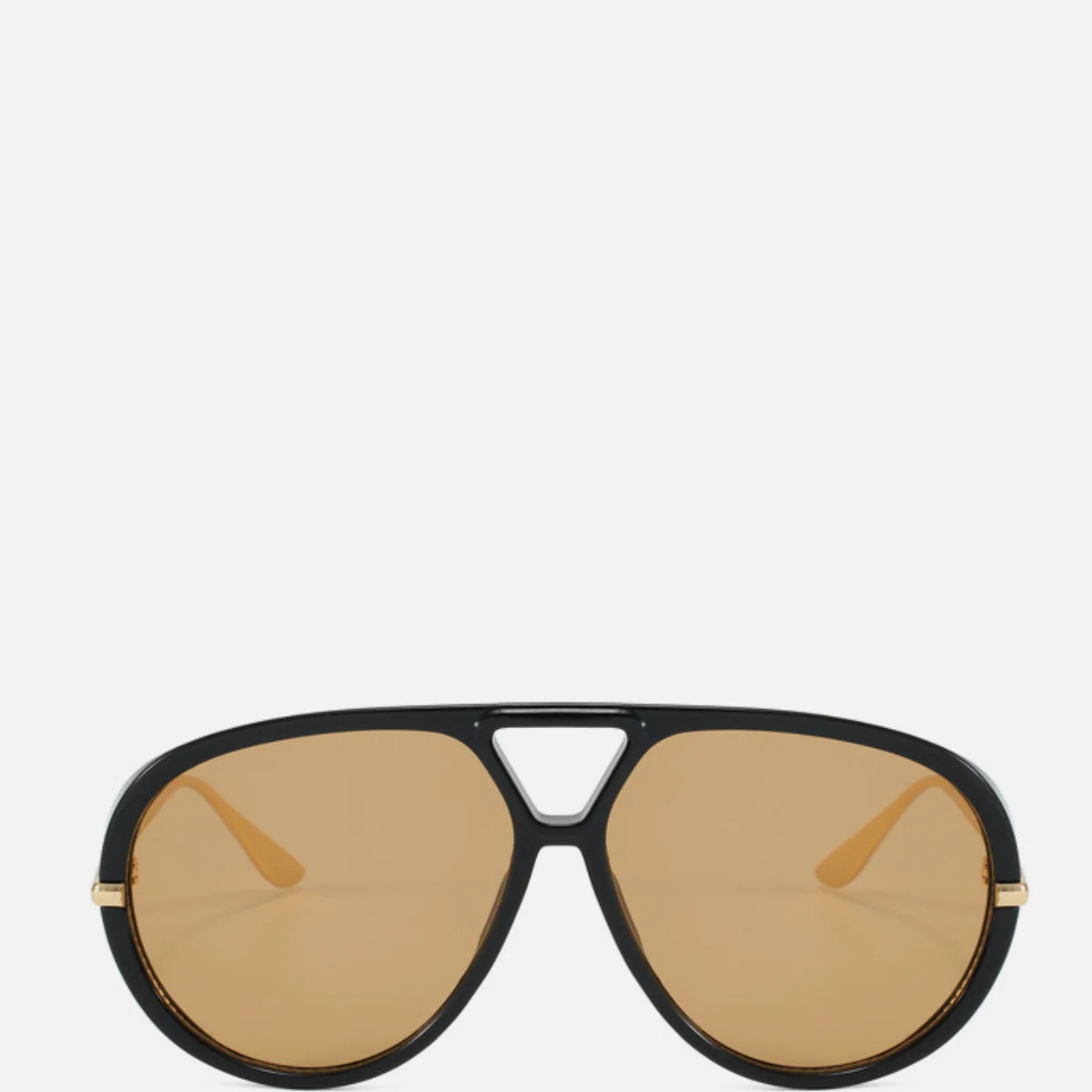 DALLAS Black & Brown Oversized Aviator Sunglasses | Noughts and Kisses