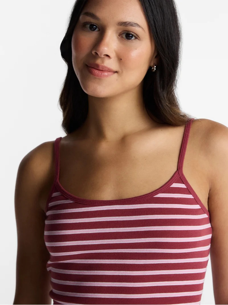No Boundaries Scoop Neck Cami Top, Women's XXS-XXL | Walmart (US)