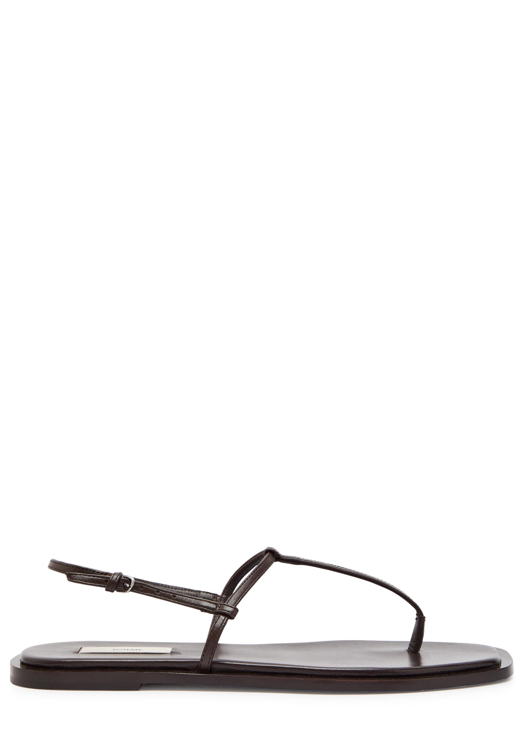 T-strap leather sandals | Harvey Nichols