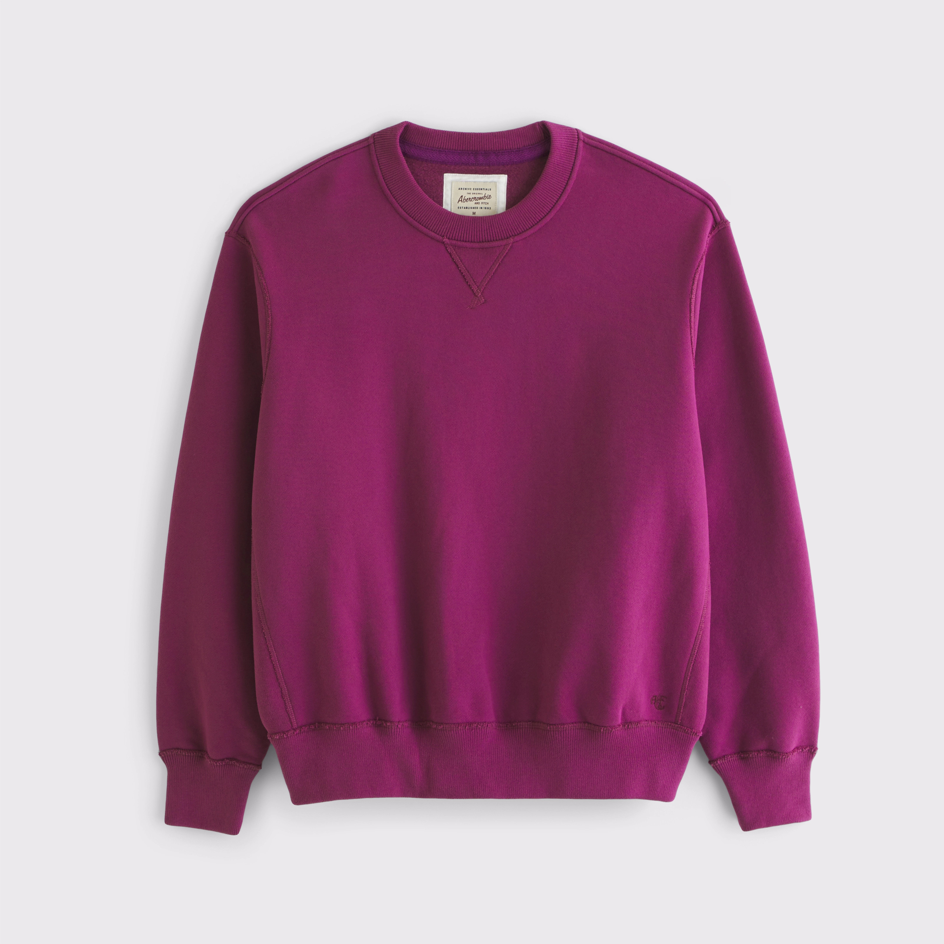 Heritage Heavyweight Crew Sweatshirt | Abercrombie & Fitch (US)