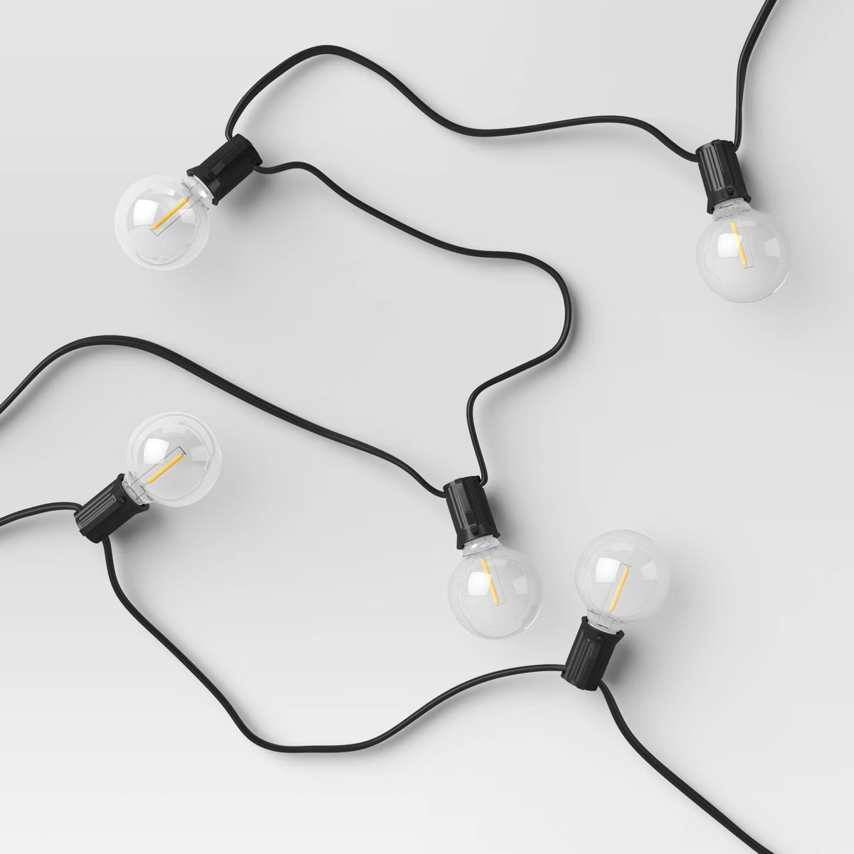 20ct LED Indoor Outdoor Globe String Lights Clear Bulbs - Room Essentials™ | Target