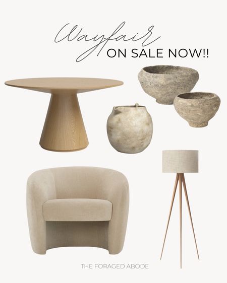 Wayfair 4th of July Sale!! 

dining table | organic modern decor | earthy vases | accent chairs | lamp

#LTKFindsUnder100 #LTKHome #LTKSummerSales