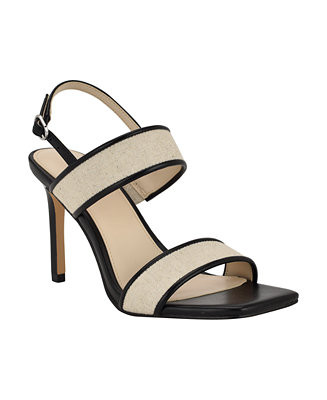 Calvin Klein Women's Amour Double Band Slingback Stiletto Sandals - Macy's | Macy's
