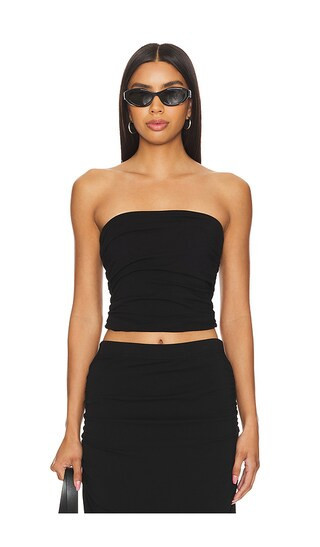 Bobi Tube Top in Black. - size S | Revolve Clothing (Global)