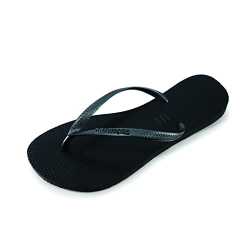 Havaianas Flip-Flops, Black, 1 US Unisex Little Kid | Amazon (US)