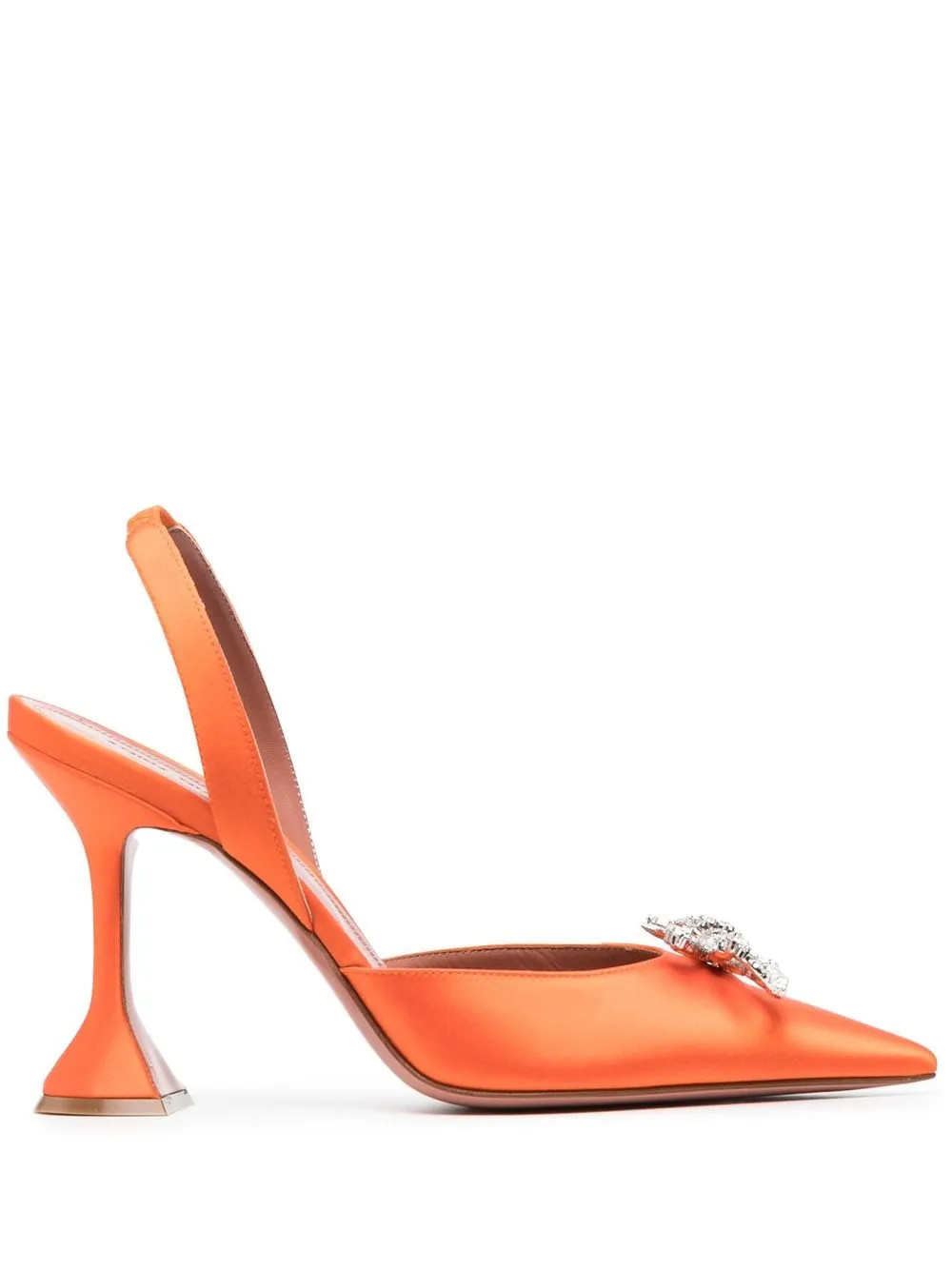 Amina Muaddi Rosie 110mm Pumps - Farfetch | Farfetch Global