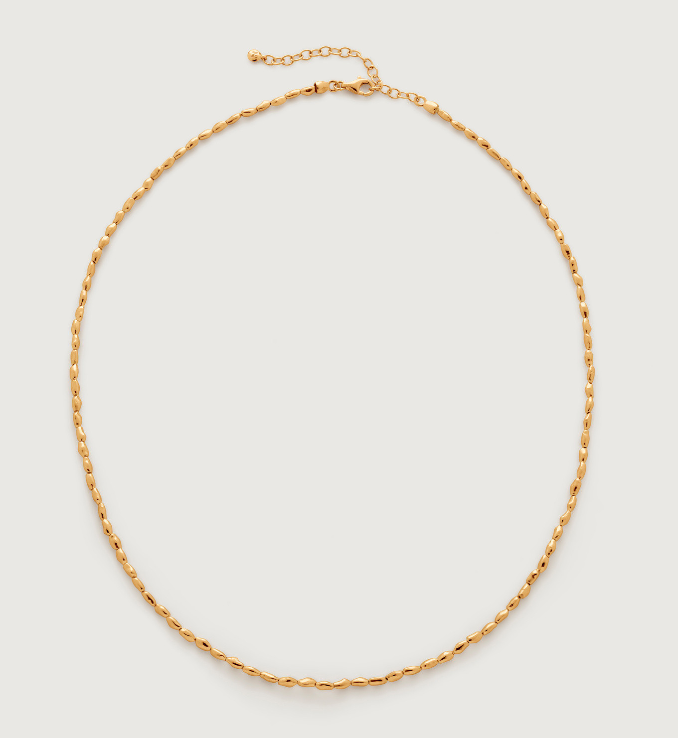 Mini Nugget Necklace Adjustable 41-46cm/16-18' | Monica Vinader (Global)