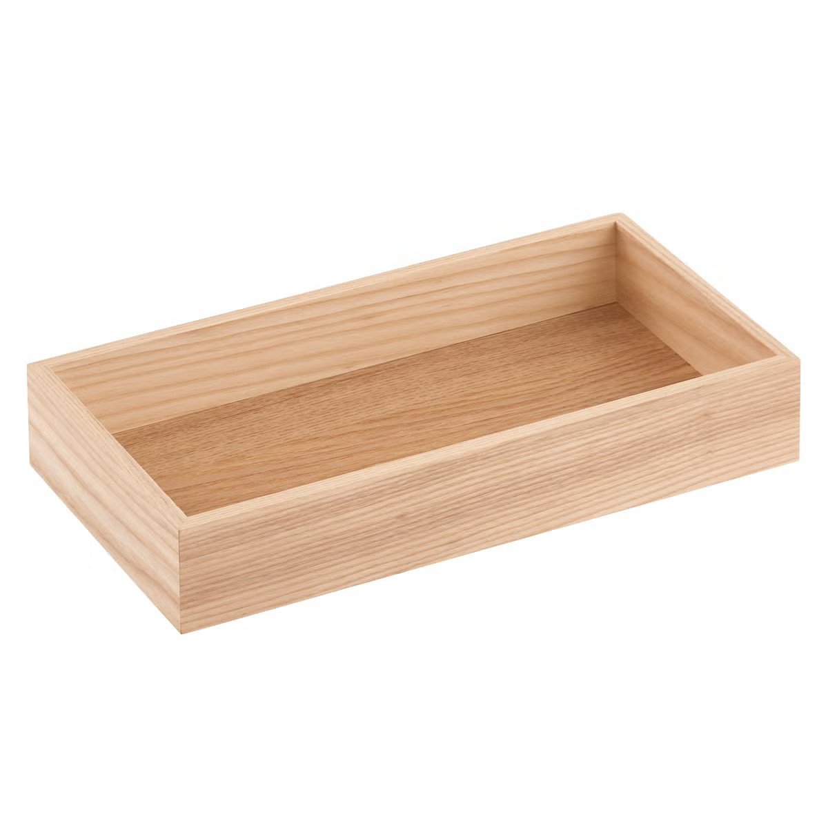 Stackable Ash Wood Drawer Organizers | The Container Store