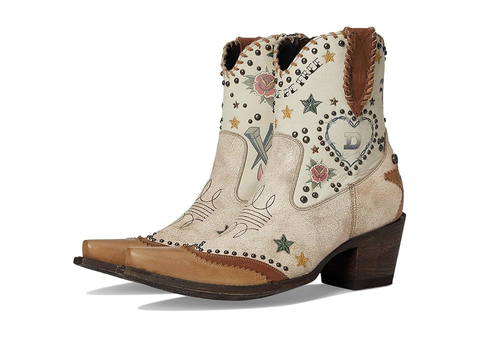 Old Gringo Tattoo You Cowboy Women's Boots Taupe : 9.5 M, Leather | Zappos