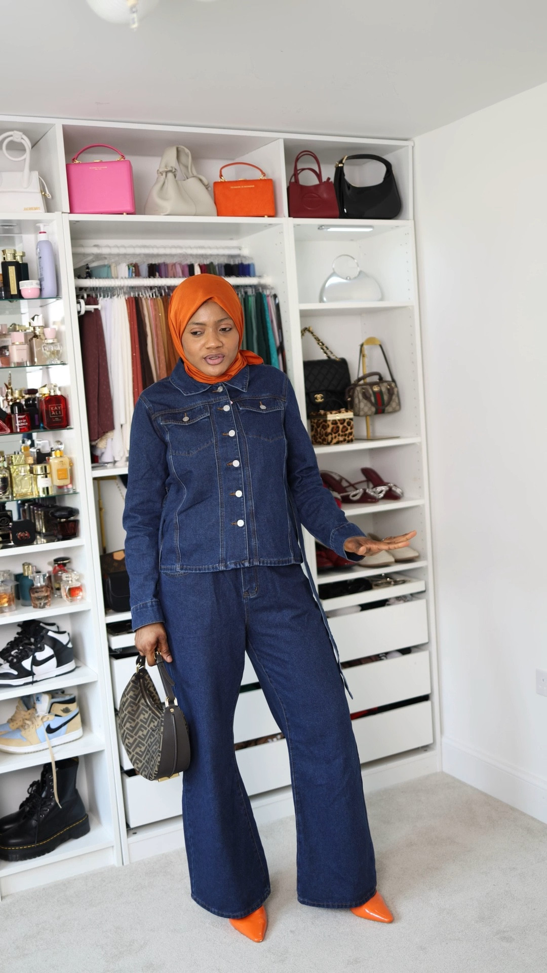GRWM | Spring said bloom, but I showed up in denim 🌼  because flowers aren’t the only ones popping🤩
comment ‘denim’ for the link, or click the link in my Bio under LTK + story
Perfume @thestreetscent 
•
••
•••
••••
•••••
#ukcontentcreator 
 
#SpringSlay #GRWM #DenimOnDenim #ModestBaddie #HijabiStyle #SpringFits #OOTD #LTKStyle #StyleInBloom #CoveredInStyle #boldandmodest

#LTKmodest #LTKsummer #LTKplussize
