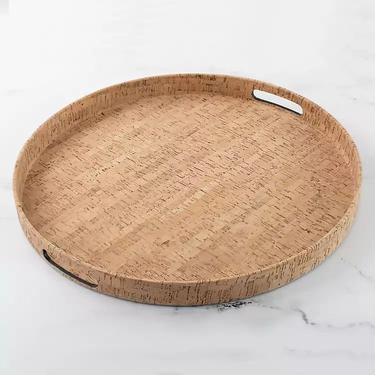 Round Natural Cork Tray | Kirkland's Home