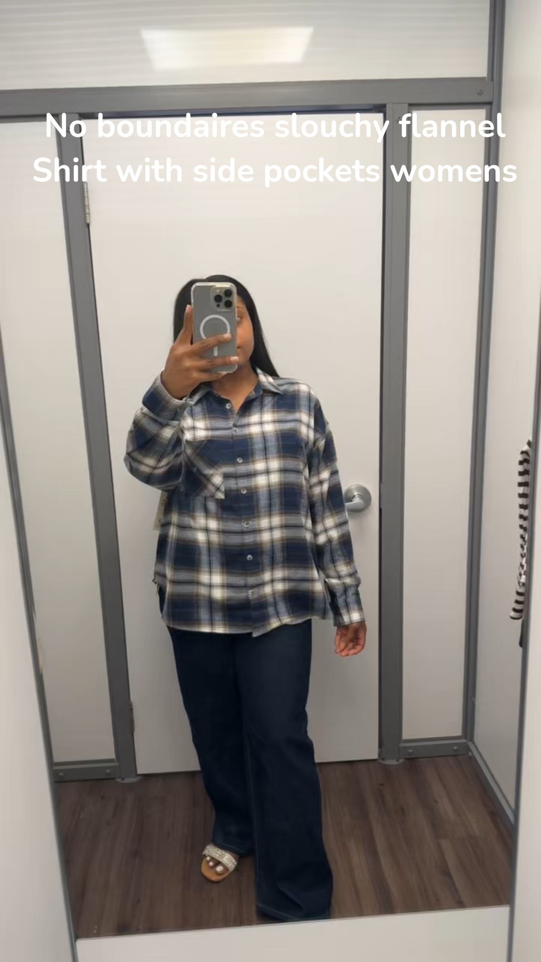 No boundaries slouchy flannel shirt with slide pockets women’s🌸 size-large 

#LTKFindsUnder100 #LTKWorkwear #LTKFindsUnder50