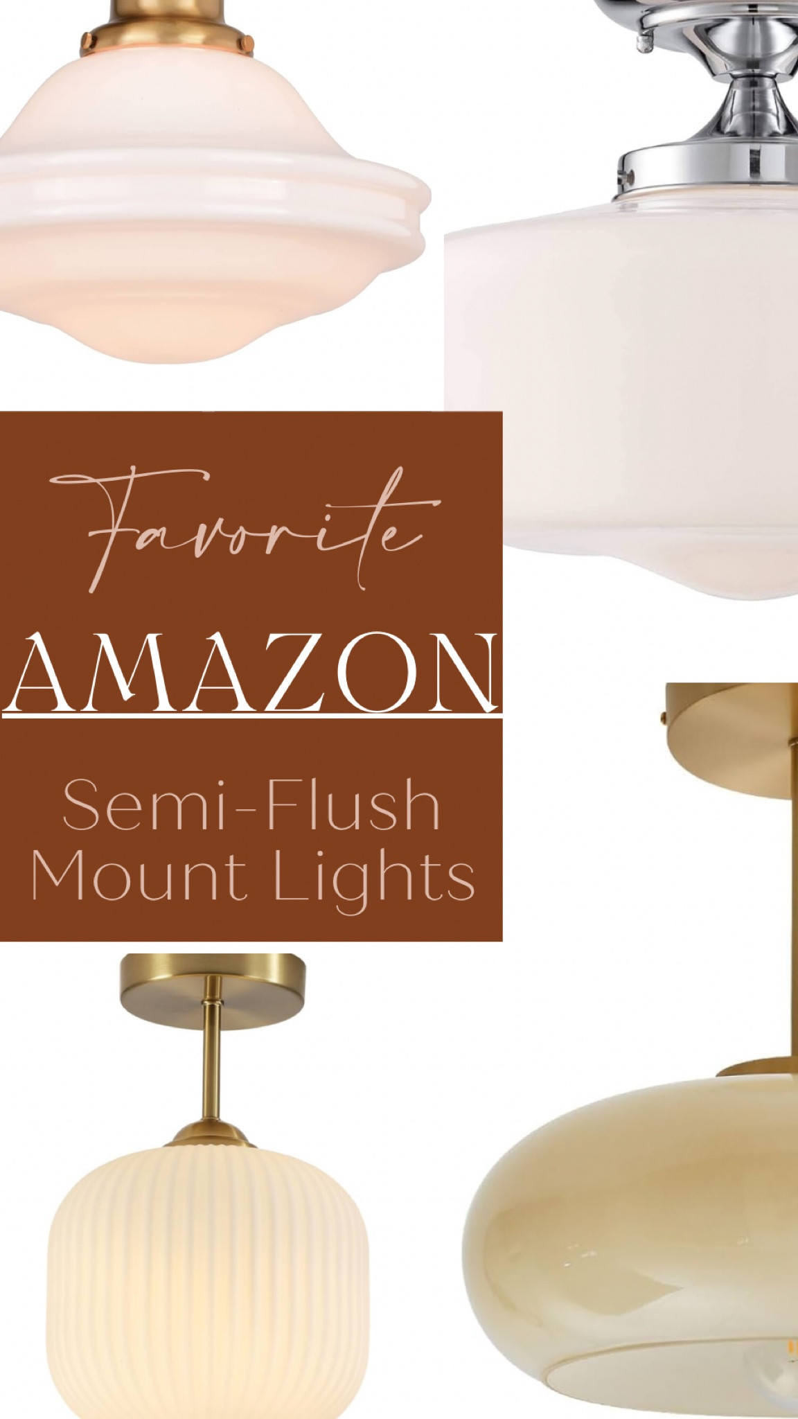 No Boob Lights Here! Check out my favorite semi-flush mount lighting options from Amazon! 

#amazonfind #lighting #amazonlight 

#LTKStyleTip #LTKSaleAlert #LTKHome