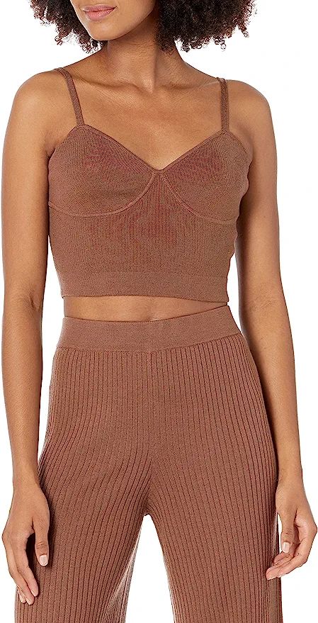 Amazon.com: The Drop Women's Catalina Sweater Bralette, Coffee Bean, XS : Clothing, Shoes & Jewel... | Amazon (US)