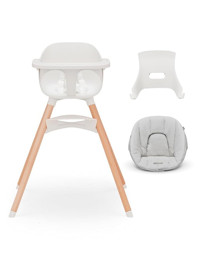 Lalo The High Chair Infant Kit - Convertible Wooden High Chair for Babies & Toddlers with Infant ... | Amazon (US)