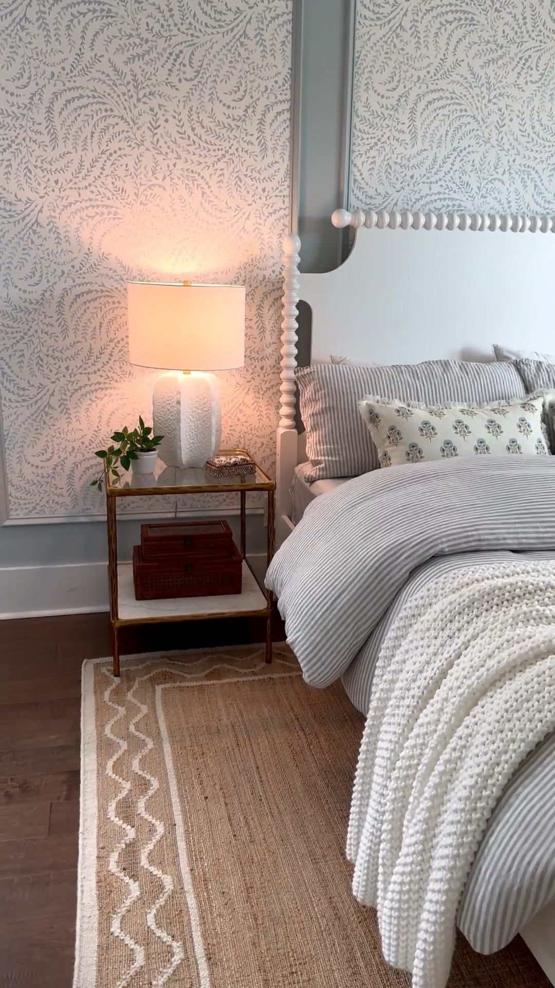 In case you missed it: Details of our newly redone guest bedroom, from affordable bedding and table lamps to our bed & nightstands! 🤍 Bonus: Our rug is on major sale right now!

#LTKHome #LTKSaleAlert