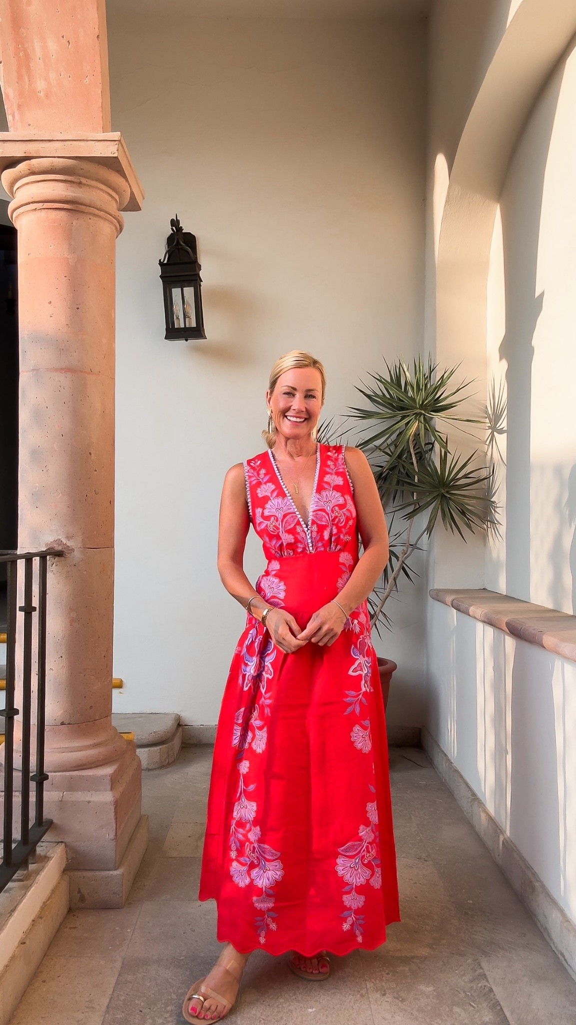 Absolutely stunning linen embroidered dress! Love the dropped waist & plunging neckline 

I’m wearing an xs 

#LTKOver40 #LTKSaleAlert #LTKTravel