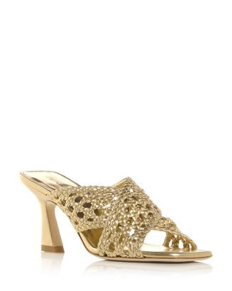 Stuart Weitzman Women's Thea Woven Slide Sandals  | Bloomingdale's Shoes | Bloomingdale's (US)