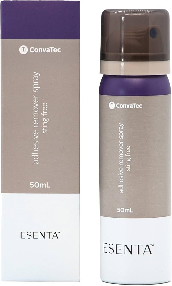 ConvaTec ESENTA Adhesive Remover Spray for Around Stomas and Wounds, Sting Free, Alcohol Free, 50... | Amazon (US)