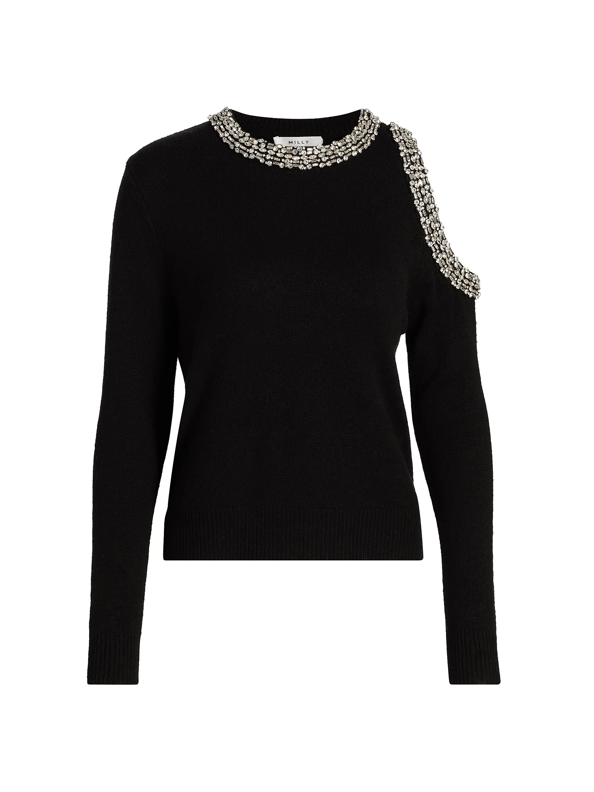 Roma Crystal-Embellished Knit Top | Saks Fifth Avenue