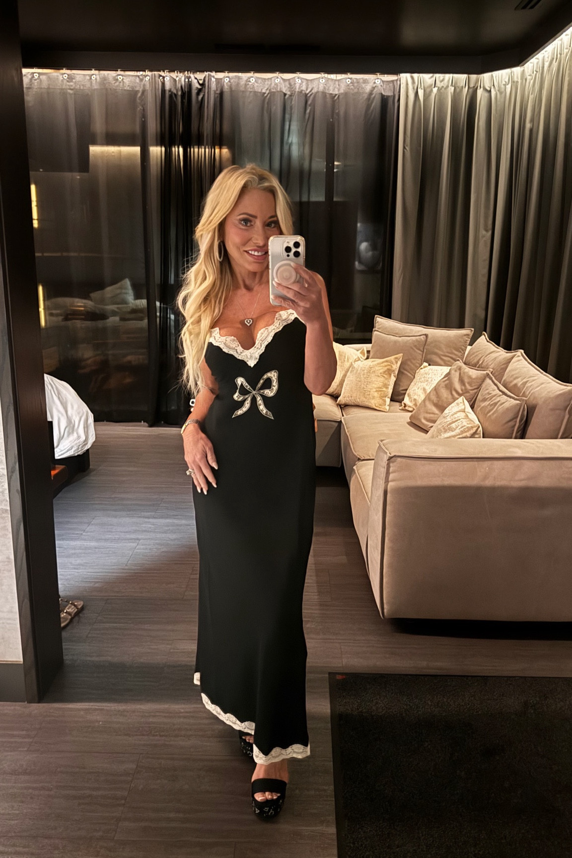 Date night outfit. Wedding guest. Slip dress. Maxi dress Loveshackfancy 

#LTKStyleTip #LTKOver40 #LTKWedding
