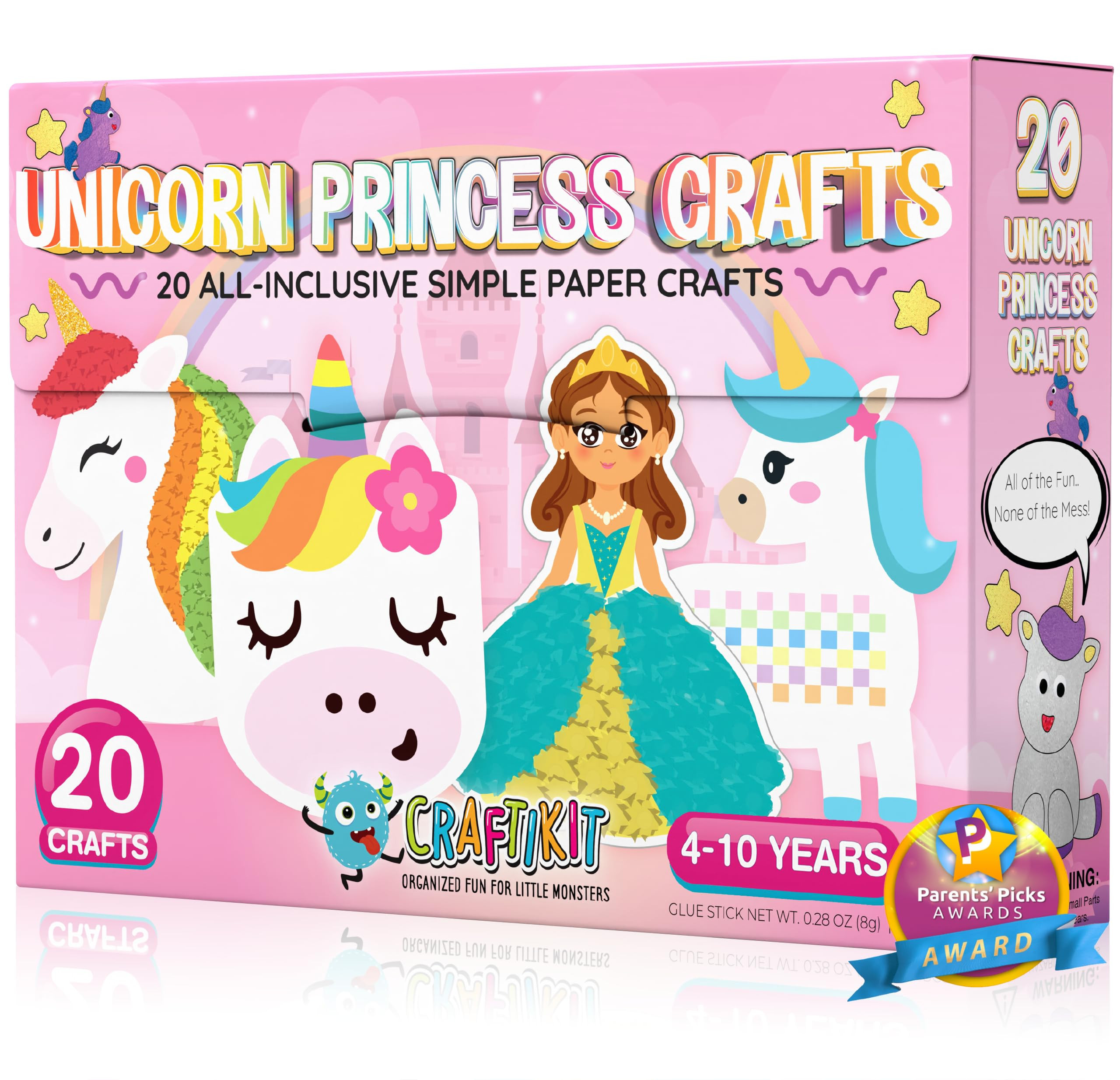 Craftikit® 20 Award-Winning Princess & Unicorn Crafts for Kids Ages 3-10 Years, All-Inclusive To... | Amazon (US)