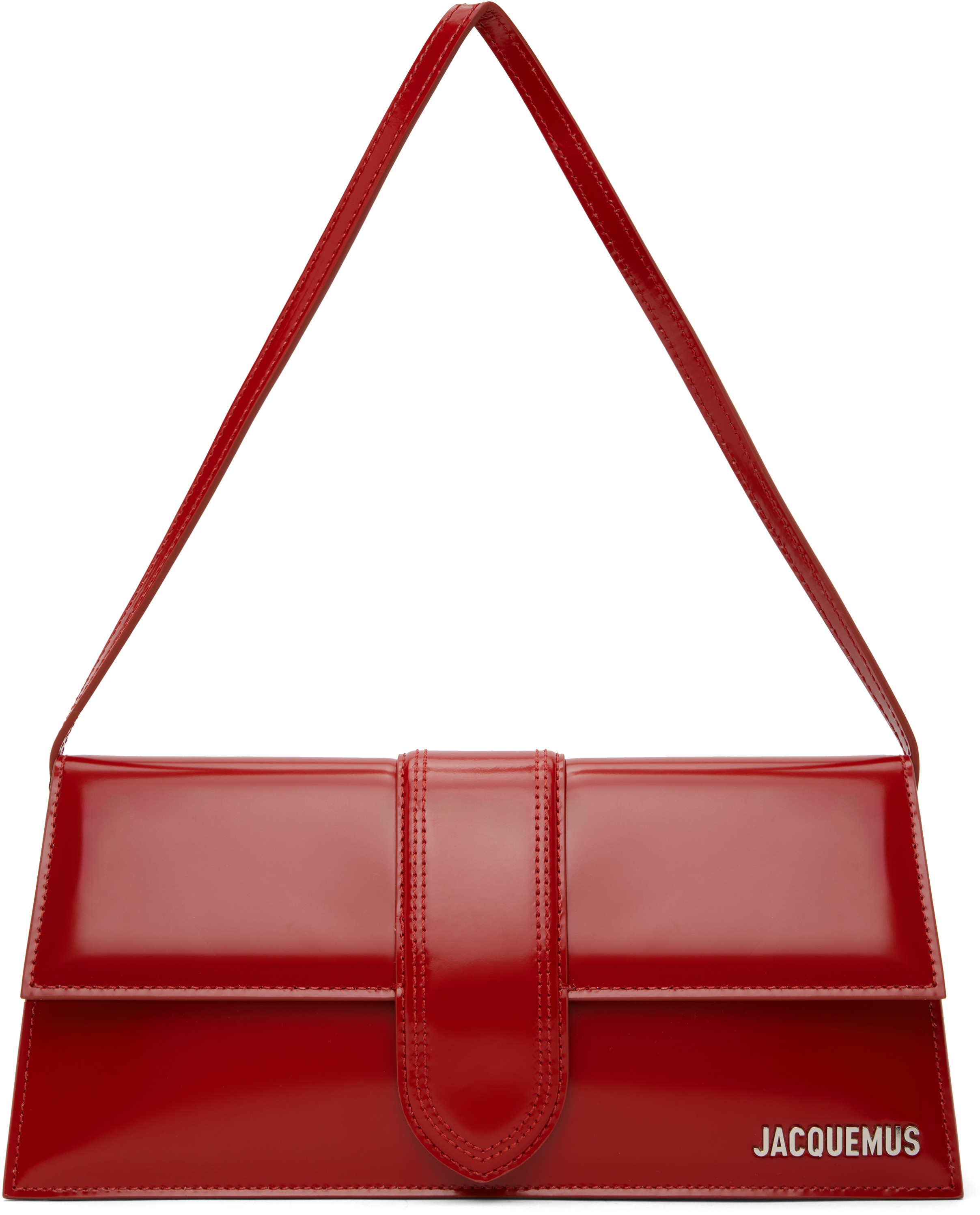 JACQUEMUS Red Les Classiques 'The long Bambino' Bag | SSENSE
