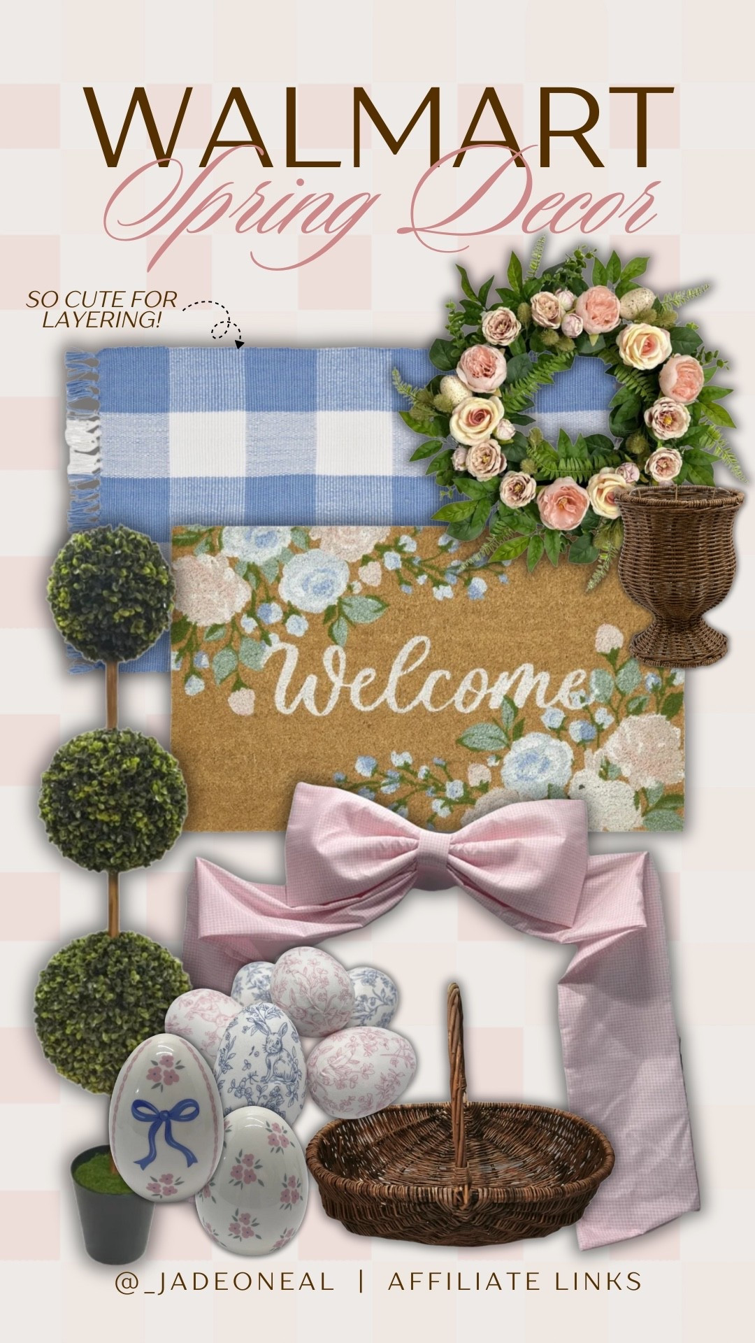 The cutest new spring decor at Walmart!!

My Text house home decorations outdoor indoor spring Easter, floral, gingham, plaid, pink, blue, cheerful, colorful

#LTKHome #LTKmomlife #LTKSeasonal