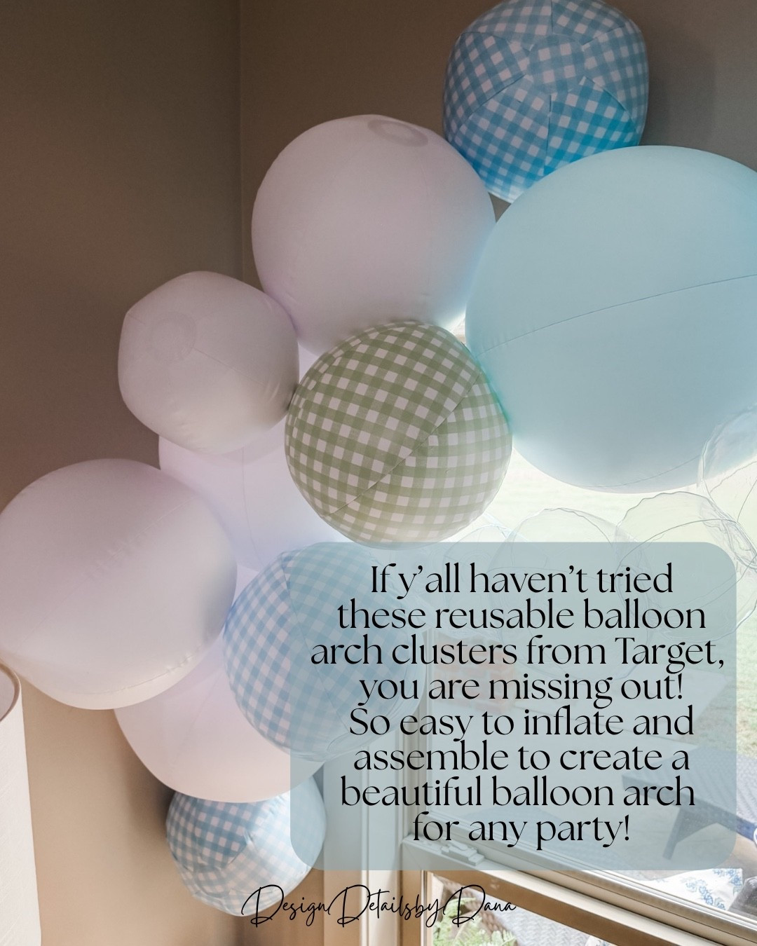 These reusable balloon arch clusters from Target made decorating for my grandson’s baby shower SO easy! @Target  

I paired a white + blue cluster with a clear strand and added gingham-inspired singles to create the sweetest, custom balloon setup—and it looks like it was professionally done  

The best part? They’re reusable, mess-free, and take the guesswork out of balloon styling. Perfect for baby showers, birthdays, and any celebration where you want that elevated look without the stress ✨

If you love a polished party setup on a budget… you need these 👏🏼

Linked here before they’re gone!

reusable balloon arch, balloon arch kit, Minnidip balloon clusters, Target party decor, baby shower decorations, blue and white baby shower, gingham baby shower theme, DIY balloon arch, easy party decor, affordable party decorations, event styling ideas, party backdrop decor, celebration decor ideas


#ltkparty #ltkhome #babyshowerdecor #balloonarch #partydecorideas #celebrationstyle #diyballoonarch #budgetpartydecor #eventdecor #targetfinds

#LTKBaby #LTKWedding #LTKKids