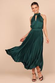 Dominique Dress - Emerald | Petal & Pup (US)