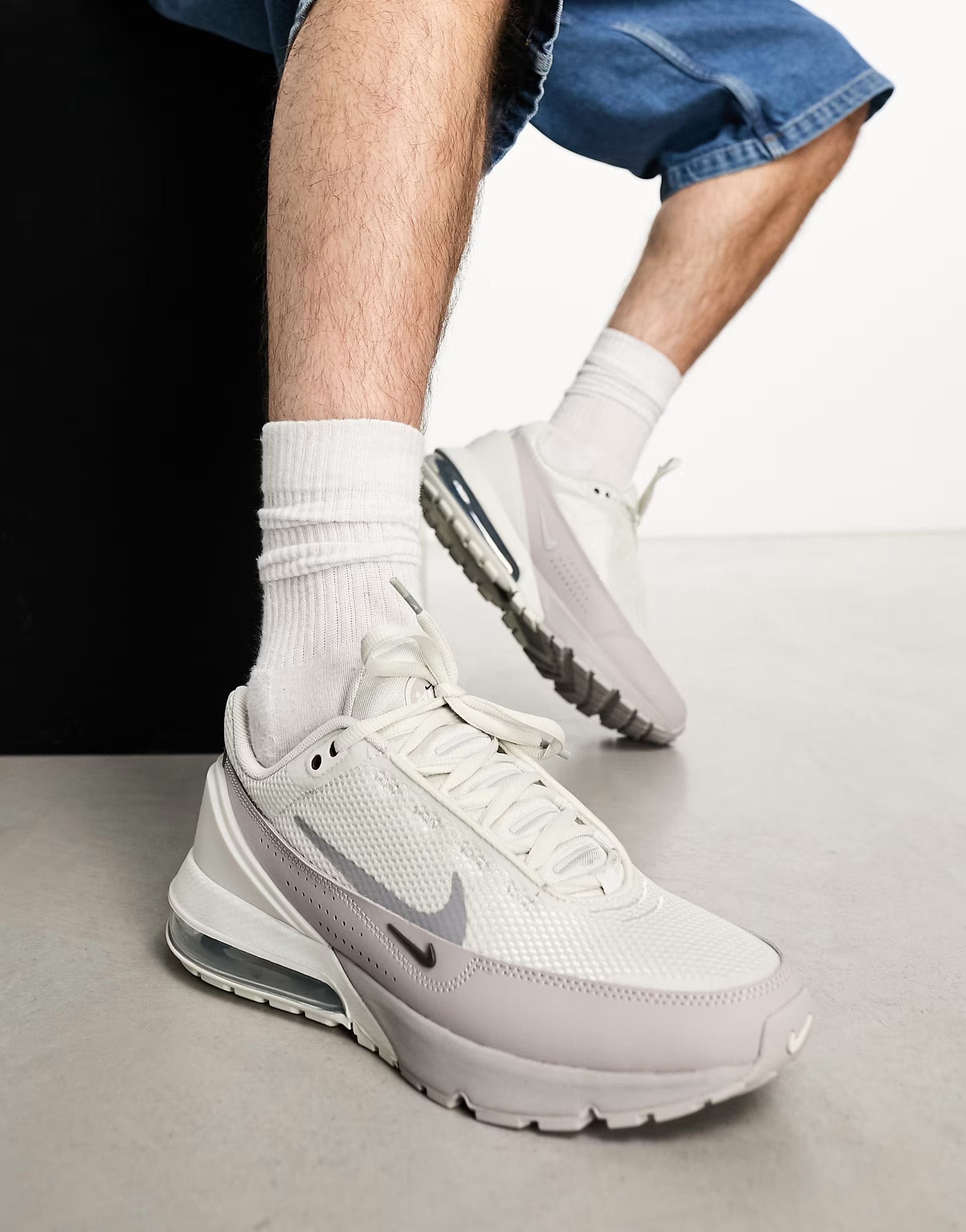 NIKE Air Max Pulse sneakers in bone and gray | ASOS | ASOS (Global)