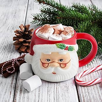 Mr. Christmas 16 oz Santa Mug | Amazon (US)