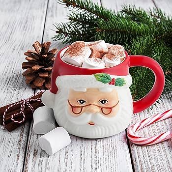 Mr. Christmas 16 oz Santa Mug | Amazon (US)