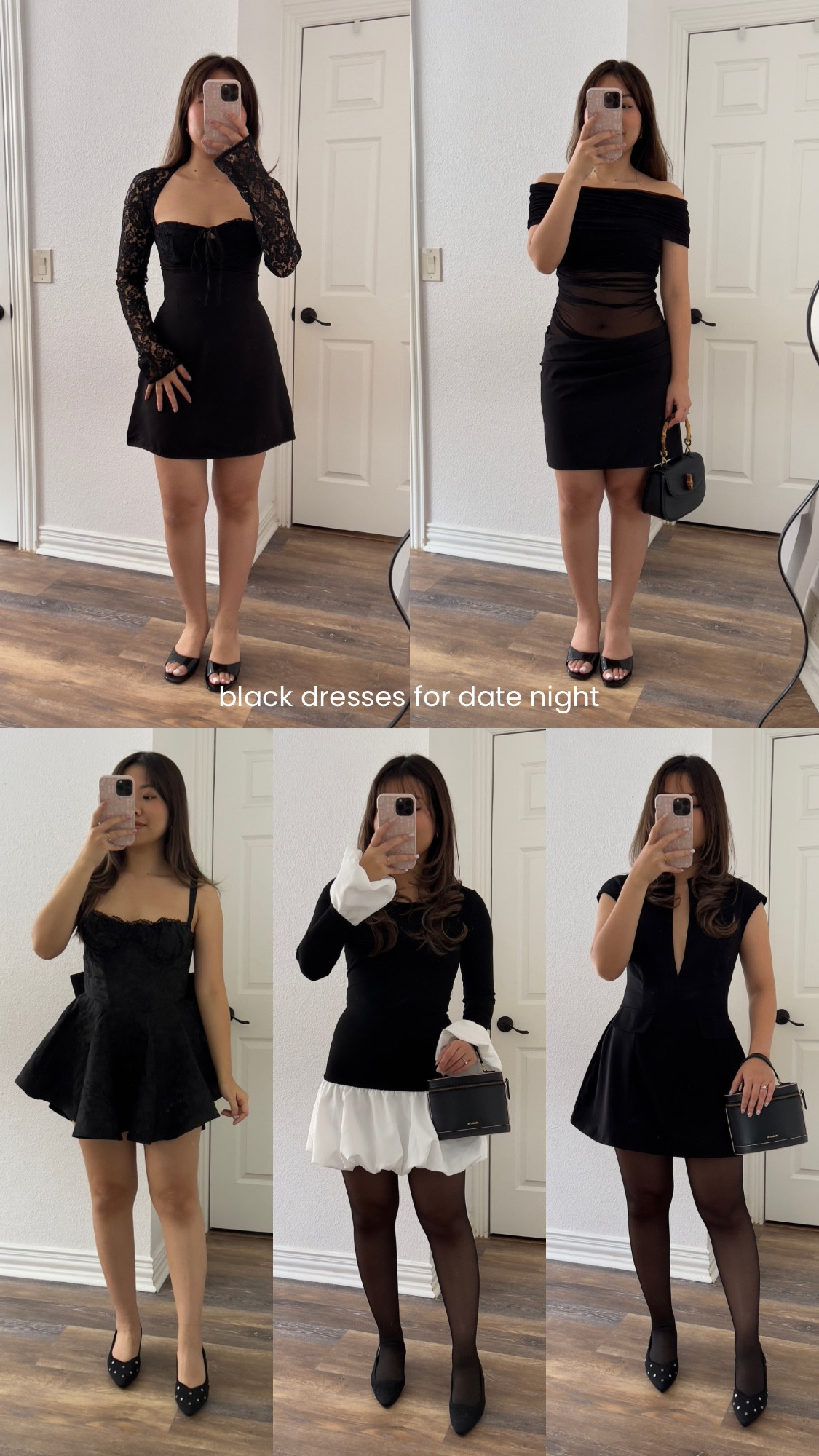 Wearing everything in size small but size down in the Deep v neck dress (the last one) 🖤 

Amazon mini dress black dress 

#LTKPetite #LTKParties #LTKFindsUnder50