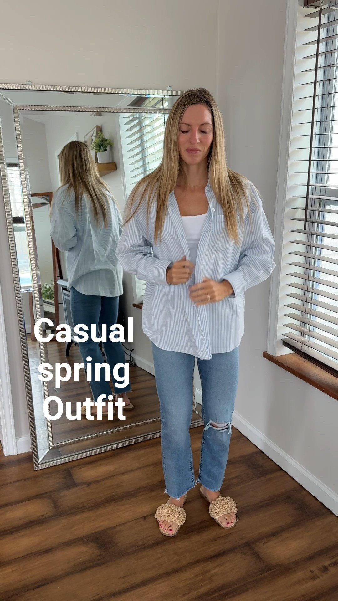 Casual spring outfit , mom outfit , old navy fashion , old navy spring ,Levi’s jeans , amazon jeans , target shoes , target sandals 

#LTKFindsUnder50 #LTKSeasonal #LTKWatchNow