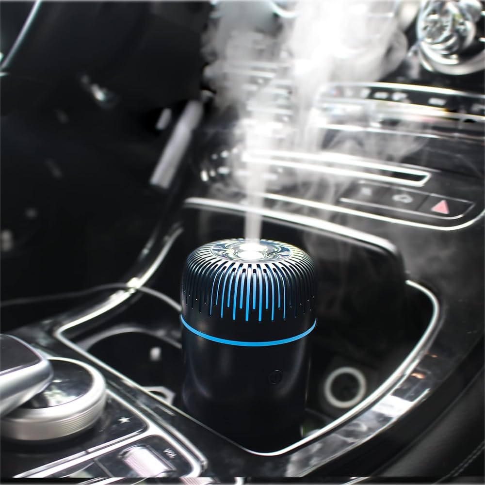 Unee Car Diffuser, USB 100ml Mini Humidifier Essential Oil Diffuser Car Freshener Aromatherapy Di... | Amazon (US)