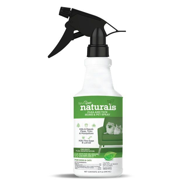 TevraPet Naturals Flea & Tick Home & Pet Spray, 32-oz bottle | Chewy.com
